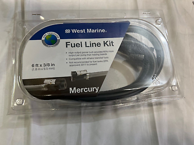 #ad WEST MARINE Mercury Mariner O B Standard Fuel Line Assembly 6#x27; x 3 8quot; $35.99