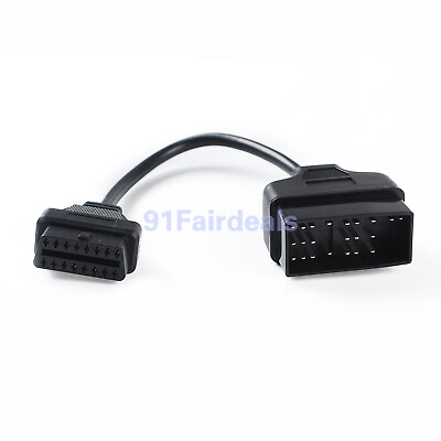 #ad 22 Pin OBD1 to 16Pin OBD2 Convertor Adapter Cable For TOYOTA Diagnostic Scanner $8.98