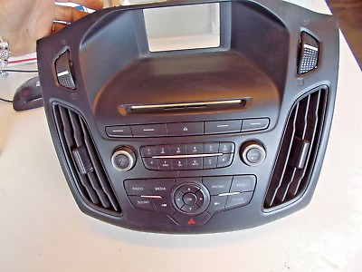 #ad 15 Ford Focus Radio Audio Panel Face Plate AC Control Unit OEM F1EB18835ME3 JA6 $39.95