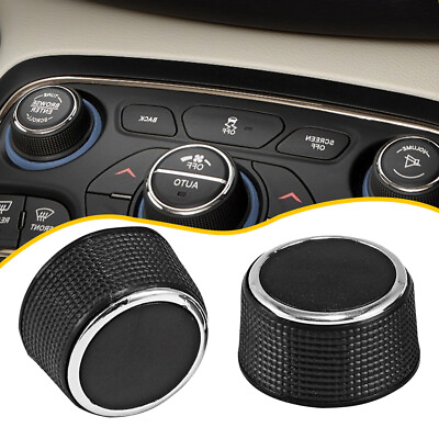 #ad 2 Rear Audio Knobs Control Fits Radio Escalade Enclave Tahoe Chevrolet GMC Pair $10.99