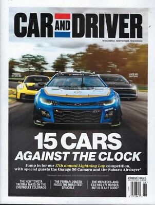 #ad Car and Driver Magazine March April 2024 15 Cars $8.99