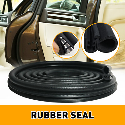 #ad Universal Auto Rubber Seal Weather Door Strip Window Lock Trunk Hood Edge Trim $23.99