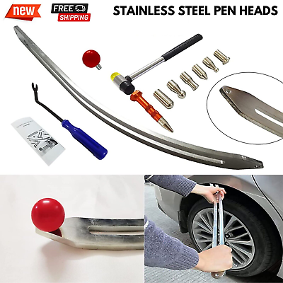 #ad Auto Body Dent Removal Car Fender Damage Repair Puller Lifter Tools Arc Crowbar. $129.99