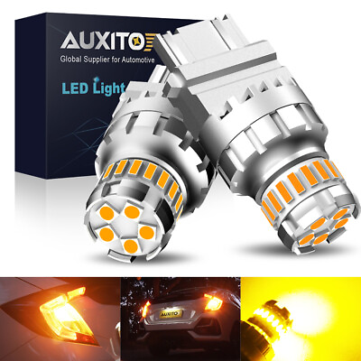#ad #ad AUXITO 3157 LED Turn Signal Light Bulbs Amber CANBUS Anti Hyper Flash Error Free $13.59