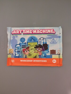 #ad Wendy#x27;s Kids Meal Toy Art Time Machine Workshop Inventions Orange Pack BNIB $4.50