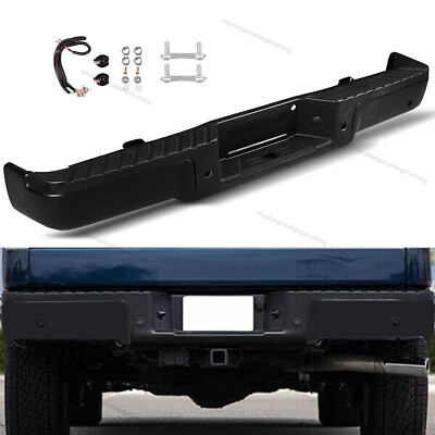 #ad Primed Rear Bumper Assembly w Park Fits 2009 14 Ford F150 w License Plate Light $151.99