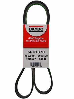 #ad Accessory Drive Belt Bando 6PK1370 $16.12