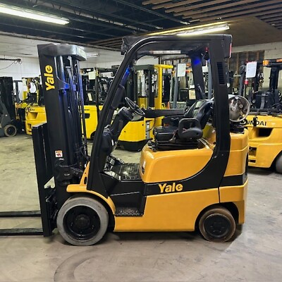 #ad 2018 Yale GLC050VX 5000lbs Used Forklift LP Gas Triple Mast Sideshift Fork Pos $11550.00