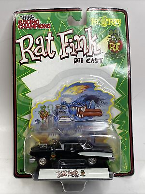 #ad Rat Fink Racing Champions 1:64 Diecast Car 1958 Black Edsel quot;JYKquot; Junk Yard Kid  $14.99