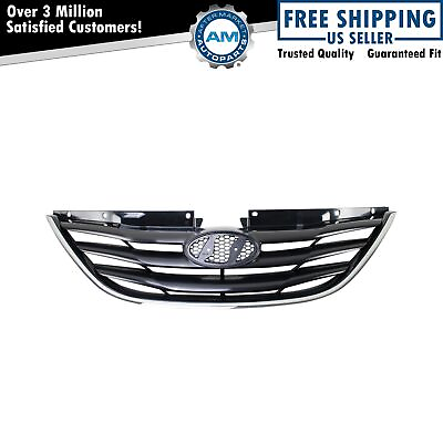 #ad Front Grille Black for 11 14 Hyundai Sonata w Type 1 Assembly New $51.37