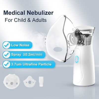 Handhe Portable Inhalator Adult Kids Mini Silent Steam Nasal Humidifier $22.44