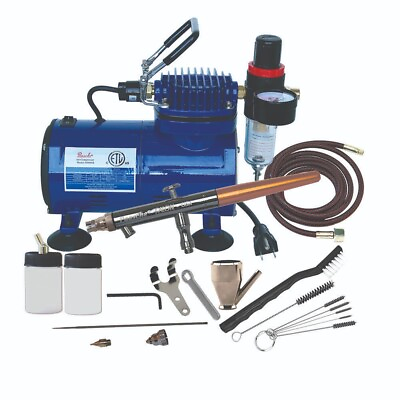 TS 100D Paasche Talon Airbrush System: TS 3AS D500SR Compressor amp; Cleaning Kit $235.00
