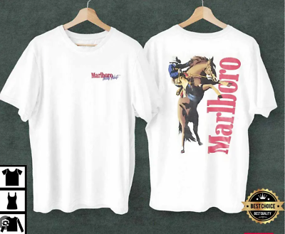 #ad Vintage 90s Marlboro Cowboy T shirt $17.99