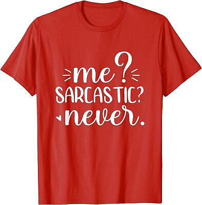 #ad Me Sarcastic Never Funny Saying Cool Gift Unisex T Shirt $19.99