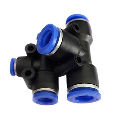 Pneumatic Fitting 4mm 6mm 8mm 10mm Air Connectors Air Vacuum Hose Tube Connector $5.18