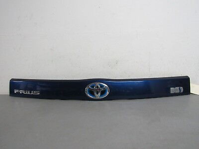 #ad 2009 2013 TOYOTA PRIUS REAR TAILGATE MOLDING TRIM WITH EMBLEMA OEM $92.00