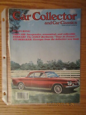 #ad 1305 VINTAGE Original Chevrolet Corvair History 10 page article 8 1979 SUPER $9.99