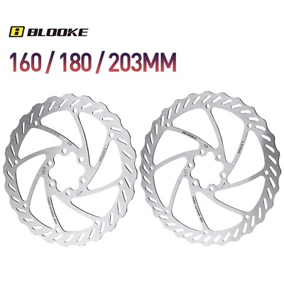 #ad Hydraulic Disc Brake Rotor High Quality Stainless Steel 6 Bolt Multiple Sizes $12.98