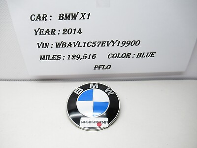 #ad 2013 2015 BMW X1 Rear Trunk Lid Logo Emblem Badge 8132375 OEM $10.00