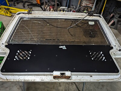 #ad Aluminum Rear Hatch Panel Fits: 84 96 Jeep XJ Cherokee Powder Coated $154.00