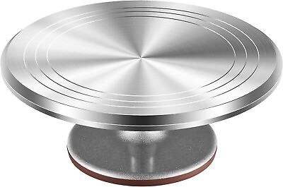 #ad Rotating Cake Turntable 12#x27;#x27; Alloy Revolving Cake Stand with Non Slipping $65.99