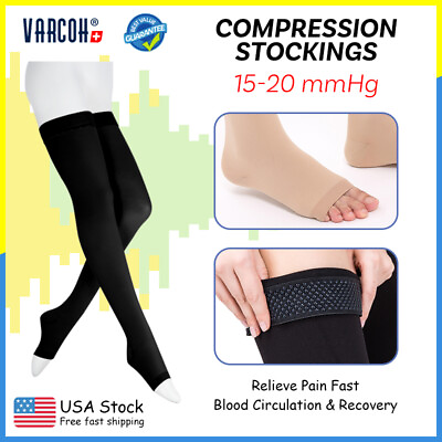 #ad Compression Stockings 15 20 mmHg Medical Treatment Varicose Edema Surgical Socks $29.13