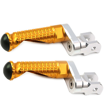 #ad Gold Front Foot Pegs MPRO 25mm Extension For XJR 1300 SP 04 08 09 10 11 12 $57.84