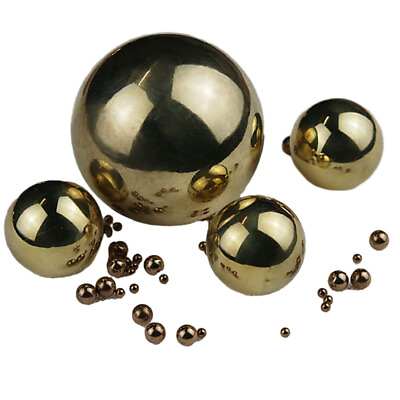 #ad High Precision Pure Brass Copper Balls Spheres 0.9mm 45mm Solid Copper Ball $279.13