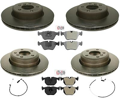 #ad Front amp; Rear Brake Pads amp; Front amp; Rear Carbon Coated Rotors Fits BMW X3 04 2010 $481.00