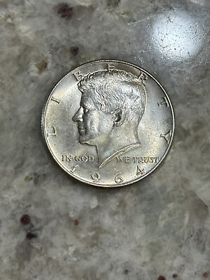 #ad 1964 Kennedy Silver Half Dollar 20 Coin Roll AU BU UNC 90% Mixed Mints P amp; D $289.95