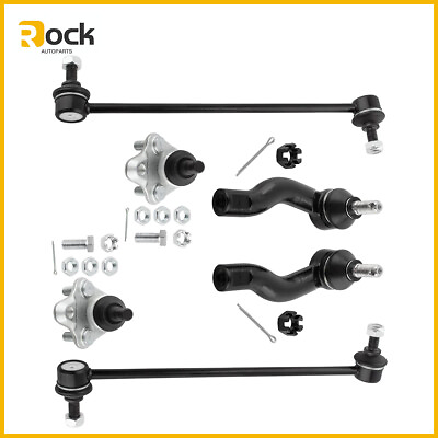 #ad 6pcs Front Stabilizer Bar Link amp; Tie Rod End Ball Joint for Toyota RAV4 2001 05 $39.99