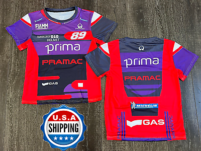 #ad Jorge Marti 89 Ducati Prima Pramac Racing team Moto GP Cotton T Shirt SMLXL $25.00