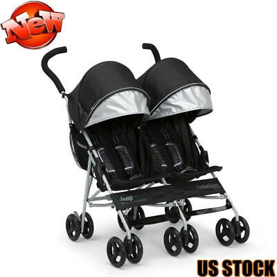 #ad Side By Side Double Umbrella Stroller Pushchair Foldable Lightweight Compact New $185.24