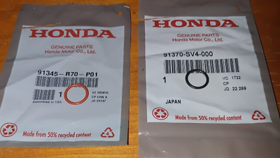 #ad OEM ACURA HONDA Power Steering Pump Inlet amp; Outlet O Ring 2PC Kit NEW 08 MODELS $8.08