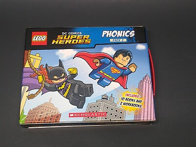#ad LEGO DC Comic Super Heroes Phonics Pack 2 Scholastic 2016 Sealed $7.64