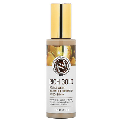 #ad Rich Gold Double Wear Radiance Foundation SPF 50 PA #21 3.53 oz 100 g $12.27