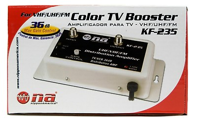 #ad #ad 36 DB Cable Antenna Color TV Booster Signal Amplifier VHF UHF FM HDTV $24.99