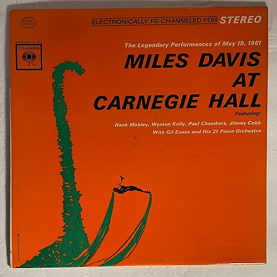 #ad #ad Miles Davis At Carnegie Hall Vinyl LP 1962 Columbia ‎– CS 8612 $29.99