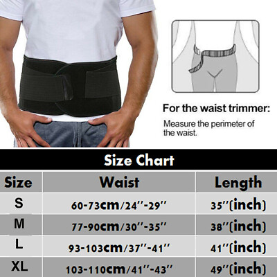 #ad Adjust Back Support Brace Belt Lumbar Lower Waist Magnetic Pain Relief Trimmer $8.99