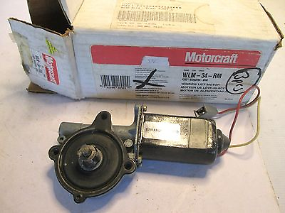 #ad WLM 34 RM MOTORCRAFT POWER WINDOW MOTOR FRONT FORD F2VZ 54233 BRM REMANUFACTURED $29.99