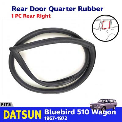 #ad For Datsun Bluebird 510 Wagon 1967 72 Rear Side Window Quarter Rubber Right G05 $117.26