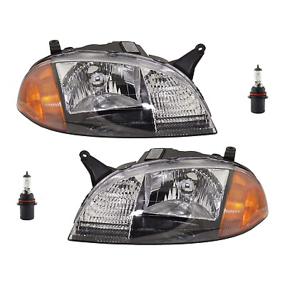 #ad Headlight Kit For 1998 2001 Chevrolet Metro Left and Right Side Halogen Assembly $158.01