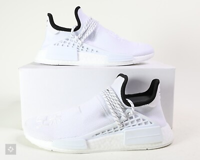 #ad NEW Adidas NMD HU Pharrell Extra Eye White Black Shoes GY0092 Men Size 7.5 14 $134.99
