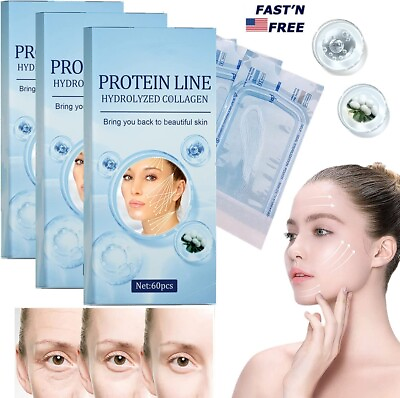 #ad 180PCS Korean Soluble Protein Thread Instant Face Collagen Thread for Face Lift $9.91
