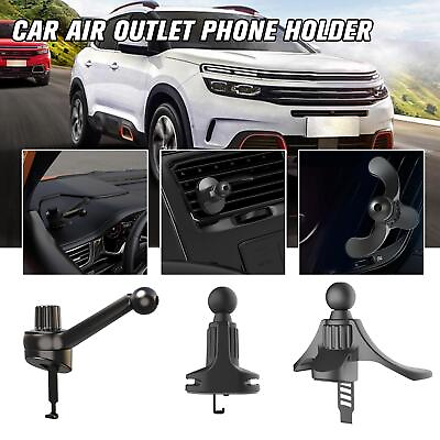#ad Upgrade Car Phone Holder Clips 17mm Ball Head Car Air Mount Stand Vent X0L4 $4.99