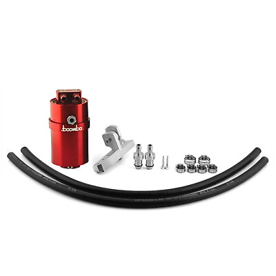 #ad Boomba Stage 2 Oil Catch Can Kit PCV Red for 2013 Ford Fusion 1.6L Ecoboost $302.00