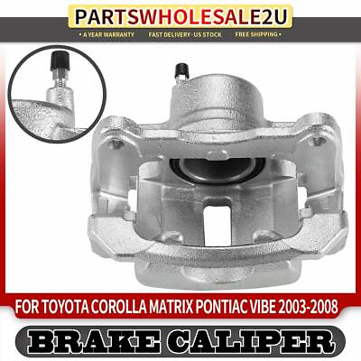 #ad Front Left LH Brake Caliper with Bracket for Toyota Corolla Matrix Pontiac Vibe $45.49