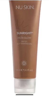 #ad Nu Skin Nuskin Sunright INSTA GLOW Face Body Self Tanning Streakless Gel Lotion $21.99