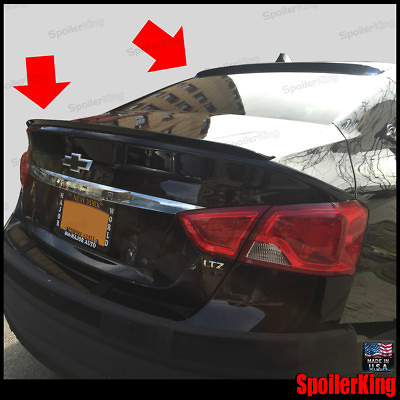 #ad COMBO Rear Roof Wing amp; Trunk Lip Spoiler Fits: Chevy Impala 2014 2021 284R 244L $134.25