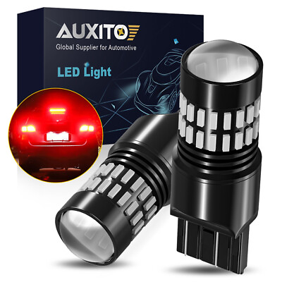 #ad #ad AUXITO 3157 3156 LED Turn Signal Brake Light Bulb CANBUS Anti Hyper Flash Red 2X $13.99
